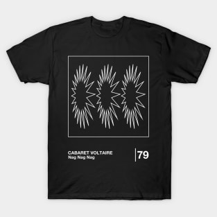 Cabaret Voltaire / Minimal Style Graphic Artwork Design T-Shirt